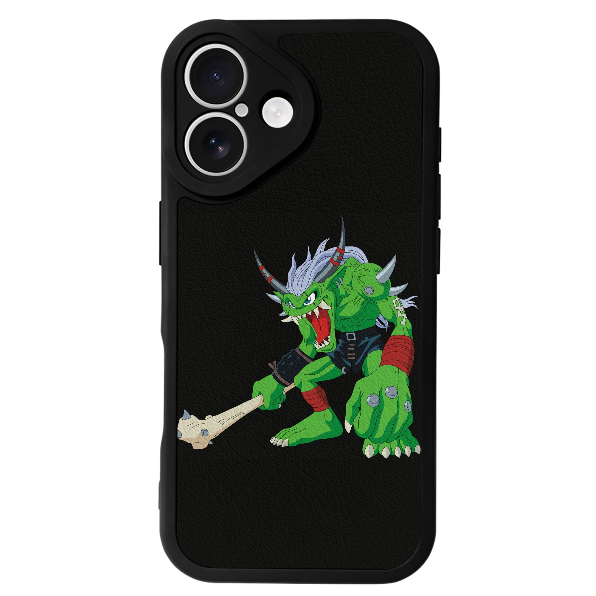 （画像用） Digimon デジタルモンスター/デジモン 【iPhone 16シリーズ対応】シリコンスマホケース（レザー調） 材質：シリコン